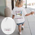 thumbnail image 2 of Gubotare Girls Graphic Tees Toddler Girls Short Sleeve Summer Tops Graphic T Shirt (White,Size 9-10 Years), 2 of 6
