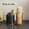 thumbnail image 5 of Metal Coffee Cup and Lid Organizer, Multi-Tier Stand for Paper and Reusable Cups, Sturdy Countertop Holder for Coffee Corner, Office, or Kitchen, Space-Saving Drink Station Accessory, 5 of 6