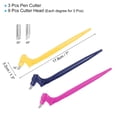 thumbnail image 2 of Unique Bargains 360 Degree Rotating Pen Cutter, 3 Pcs Craft Cutting Tool with Cutter Head, Yellow, Blue, Rose Red, 2 of 5