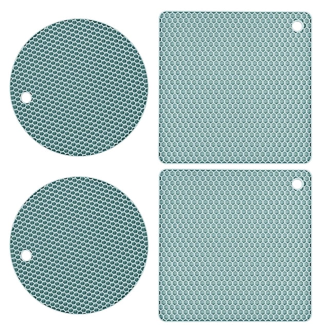 Dvkptbk Kitchen Utensils & Gadgets Mat Set Silicone Heat Insulation Table Mat Kitchen Pot Scalding Mat Kitchen Mat Casserole Mat Oven Heat Insulation Mat Kitchen Gadgets on Clearance