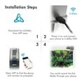 thumbnail image 3 of iLONDA WiFi Intelligent Automatic Fish Feeder, Aquarium Tank Feeding Timer Fish Food Dispenser, App Control Voice Control, 3 of 13