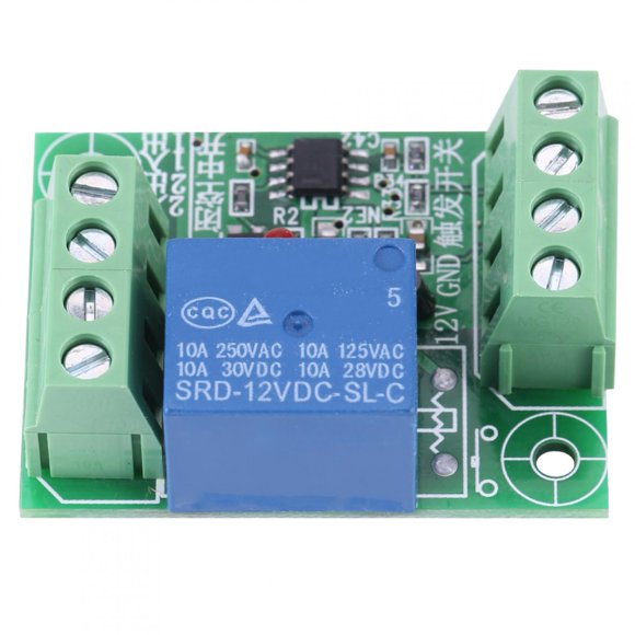 Wifehelper DC 12V Relay Control Module Screw Terminals Design Convenient Single Channel Bistable Circuit Board Trigger Switch EOTVIA No