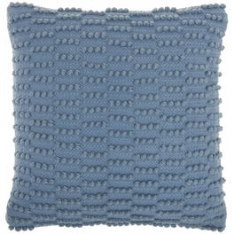Ocean Blue Textured Broken Stripes Throw Pillow Ocean Blue Textured Broken Stripes Throw Pillow