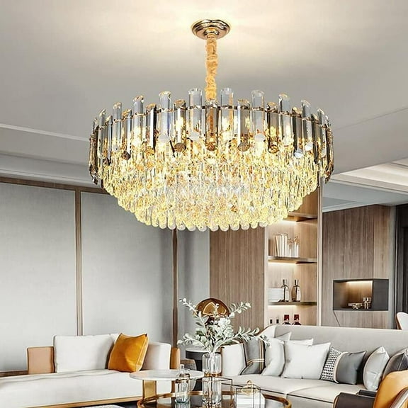 KPIBEST 11-Light Crystal Chandelier