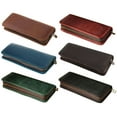 thumbnail image 2 of Retro Leather Pen Bag Portable Pencil for Case Slim Pen Box Compact Size 7.8 x 3, 2 of 13