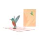 thumbnail image 1 of Tarjeta de cumpleaños regalo para tus padres, amigos y amantes, tarjeta de felicitación emergente 3D (colibrí), 1 of 5