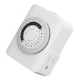 thumbnail image 1 of Temporizador De Salida De 24 Horas, Tamaño Compacto EE.UU. UU. 125 V 60 HZ Temporizador De Enchufe Mecánico Multifuncional Ahorro De Energía Bajo Nivel De Ruido Para Uso Doméstico, 1 of 7