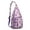 Purple-35, variant on Pastel Unicorn Sling Backpack - Soft Rainbow & Cloud Print Crossbody Bag, Anti-Theft Compact Pack for Commuting & Shopping
