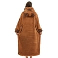 thumbnail image 6 of Oversized Wearable Animal Blanket Hoodie Cute Cozy Long Robe for Women and Men Perfect for Staying Warm and Comfortable at Home Ideal Gift for Animal Lovers and Cold Weather Relaxation, 6 of 6