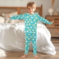 thumbnail image 6 of joogoo Cartoon Summer Umbrellas 2 Piece Long Sleeve Tee and Pants Cotton Pajama Set 3T, 6 of 7