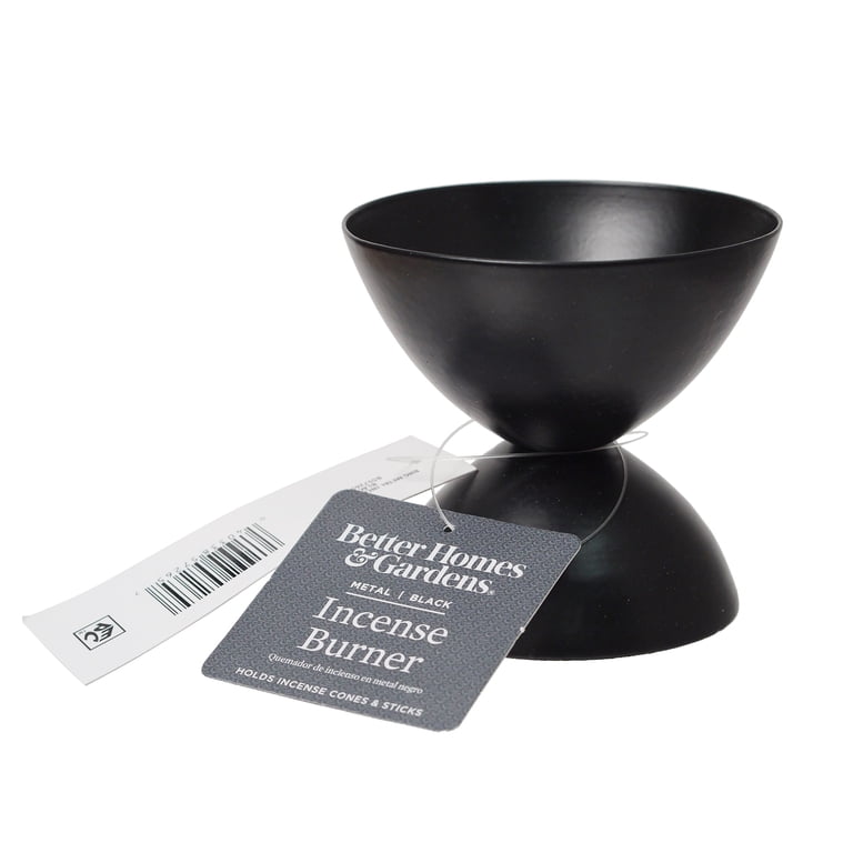 Better Homes & Gardens Black Metal Incense Burner 3-Pack photo 3
