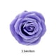 thumbnail image 3 of Rosa De Seda 1 pieza de rosas artificiales de seda multicolor moradas para ramos de boda, manualidades, decoración del hogar. JASKFLY, 3 of 9