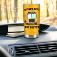 thumbnail image 4 of Bus Driver Gifts for Men Women School Bus Driver Appreciation Gifts Bus Driver Tumbler Gifts for Bus Drivers Back to School Gifts Coffee Stainless Steel Tumbler with Lid And Straws 20oz, 4 of 6
