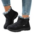 thumbnail image 5 of Insulated Winter Boots for Women - -Lined Cold Weather Outdoor Footwear With Low Heel Pull-On Design, 5 of 9