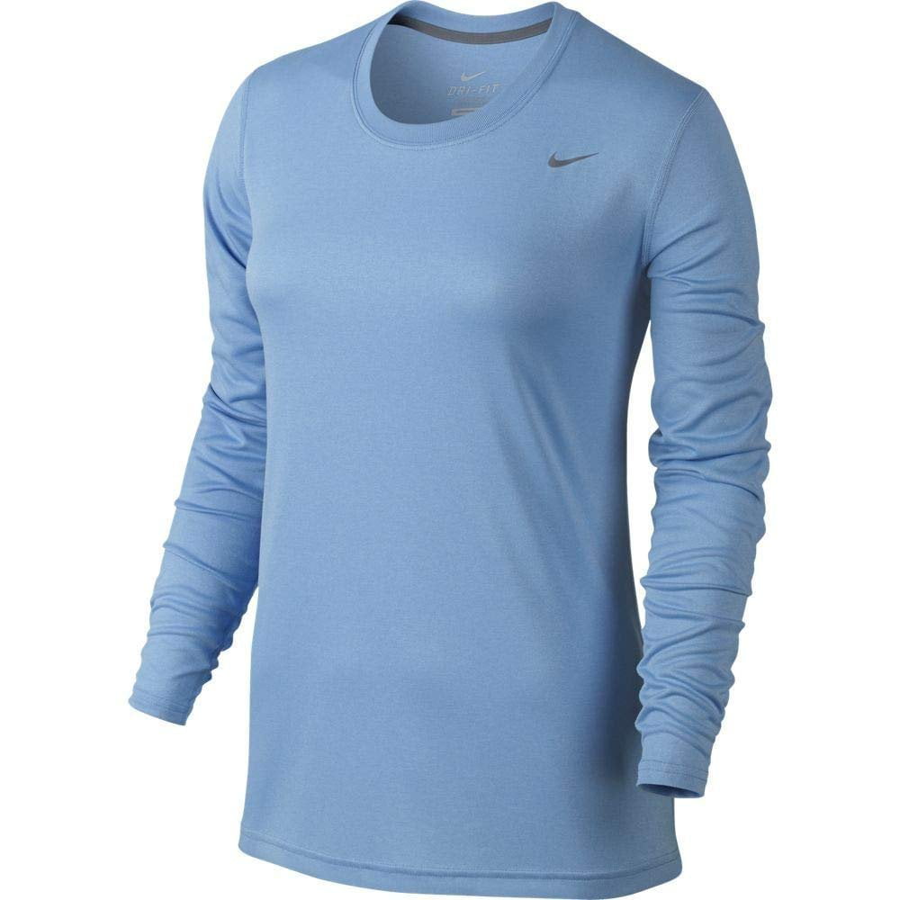 Nike - NIKE Women's Dri-Fit Legend Long Sleeve T-Shirt - Walmart.com ...