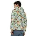 thumbnail image 4 of Naloa Mushroom House Insect Frog Men’s Hoodies, Zip up Hoodie, Sweatshirts,Hoodies for Men Sizes S-3XL-3X-Large, 4 of 5
