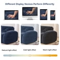 thumbnail image 6 of FFH 140" Modular Sectional Sofa for 4 People, Modern Velvet Deep Seat Cloud Couch, Blue, 6 of 12