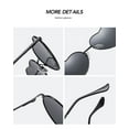 thumbnail image 6 of Retro Heart-Shaped Polarized Sunglasses for Women and Teens - Cute UV Protection for Beach, Parties, and Festivals - Stylish Vintage Love Heart Eyewear for Summer Fun, 6 of 6