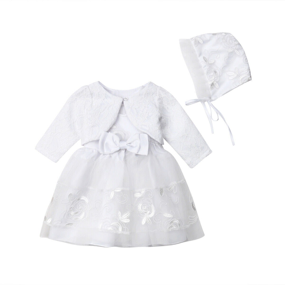 white princess dress for baby girl