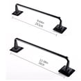 thumbnail image 4 of Self Adhesive Towel Rod Bar Wall Bath Towel Holder Rail Rack for Kitchen Bathroom - 34cm - Black, 4 of 10