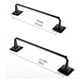 thumbnail image 5 of Matsuzay Barra de toalla, ducha, baño, estante de pared, varilla, estante autoadhesivo, sin perforaciones, plástico, extraíble, reutilizable, soporte Juegos de accesorios de baño Negro 34cm Matsuzay JJ16712-03, 5 of 6
