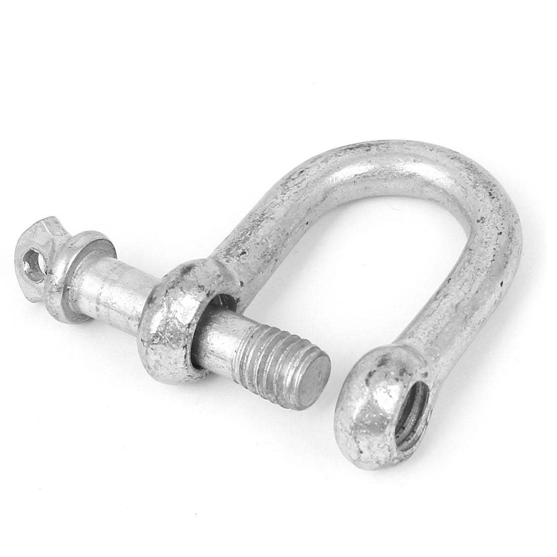 4 Manilles à Vis 3/16" (5mm) Avec Anneau D - Acier Inoxydable 304, Ton Argent, Neuves