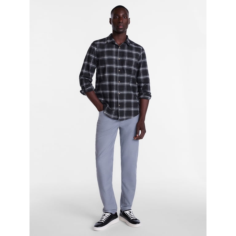 George Men's Slub Cotton Long Sleeve Shirt photo 2