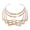Gold, variant on Luxurious Layered Neck Chain Distinguished Metallic Choker Necklace Artistic Photo Stylish Shoulder Necklace for Lady
