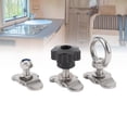thumbnail image 3 of Kit d'Écrou à Double Crantail pour Rail, Écrou à Vis pour Rail en Acier Inoxydable Compatible avec Lit de Camion, Pickup, RV, ATV, 3 of 7