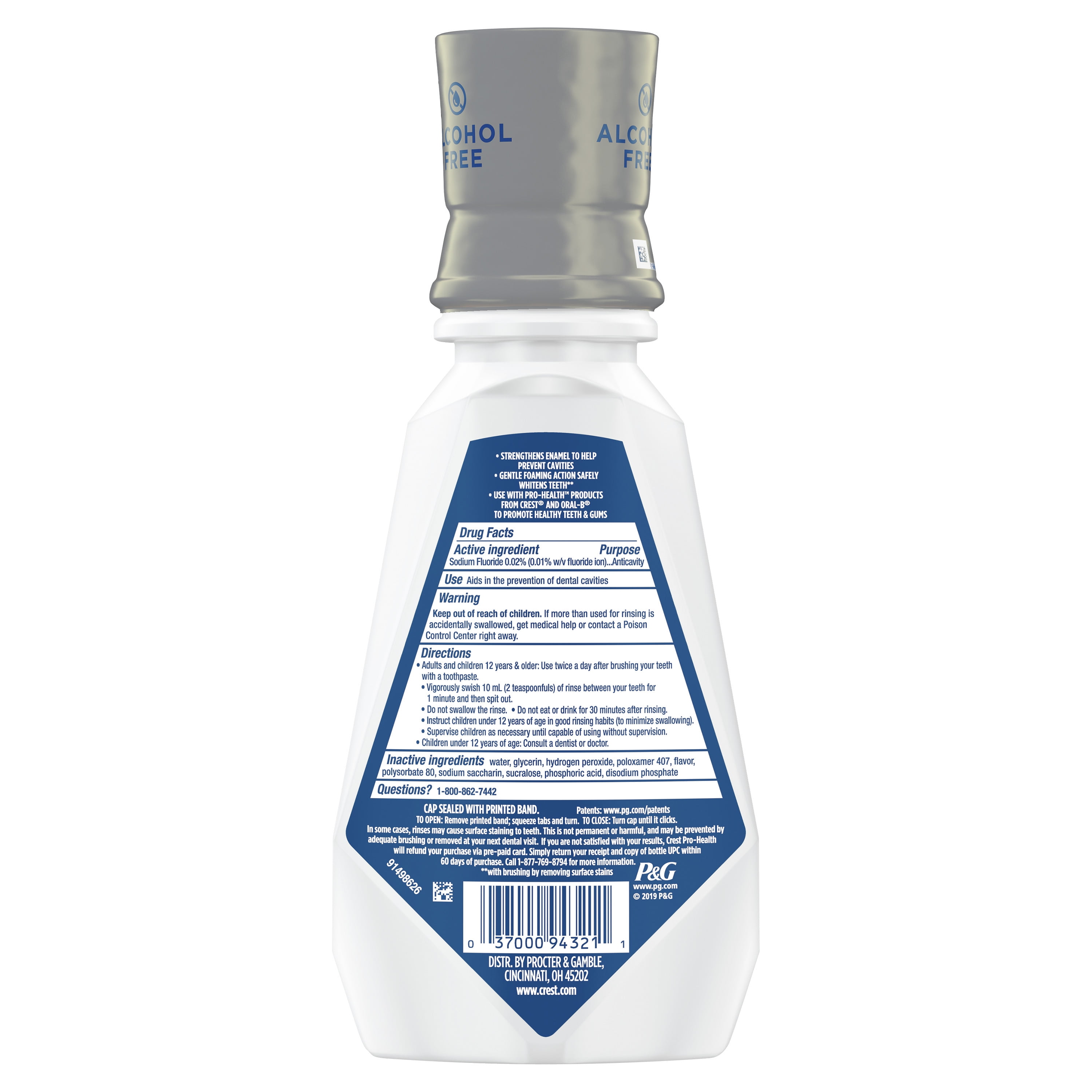 crest pro health clinical mouthwash foaming