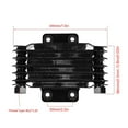 thumbnail image 2 of Oubit Radiateur Refroidisseur d'Huile Moteur, Aluminium 85ml Radiateur Refroidisseur d'Huile Moteur Durabilité Améliorée, 2 of 9