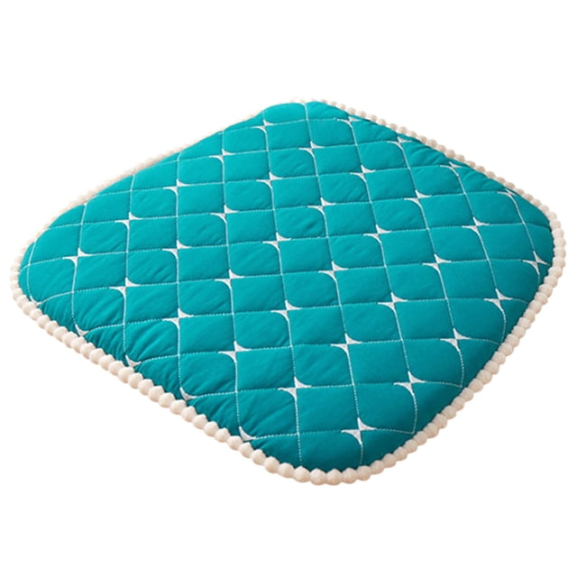 Almohadón para silla de comedor acolchado con espuma de memoria, rebote lento, color peacock blue