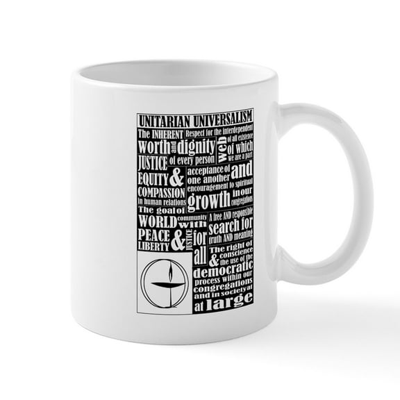 CafePress - Unitarian Universalist Principles Mug - 11 oz Ceramic Mug - Novelty Coffee Tea Cup