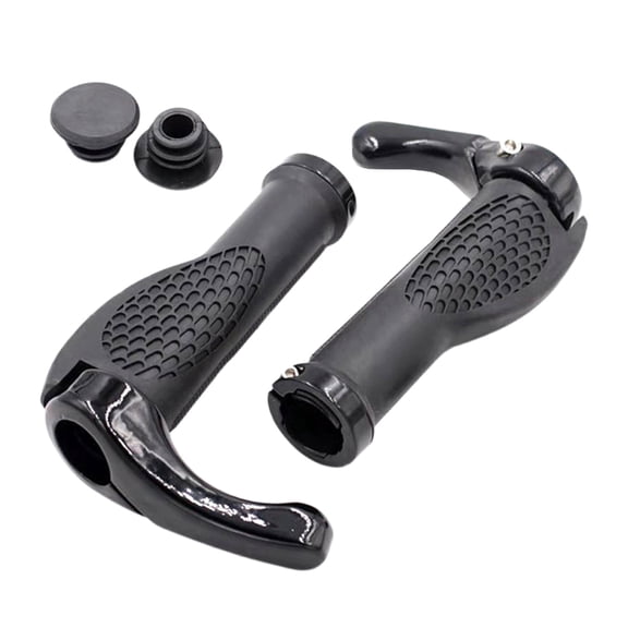 Ergonomical Bikes Grip Handle Bicycles Grip Antiskid Bicycles Handlebars Grip Rubber Bilaterally Locking