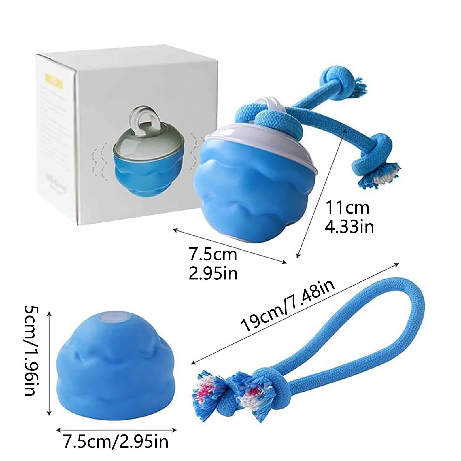 Dog Stuffy Tug for Aggressive Chewers Puppy Puzzles Boom for Dogs Dog Animals Power Tail 2.0 Dog Toy Powertail 2.0 Moving Dog With Motion Activated Interactive Dogs Toys For Aggressive Chewers