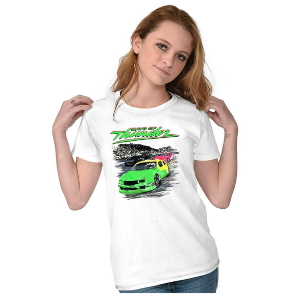 Days of Thunder Retro Racing Movie Womens Slim Fit Graphic Tee Brisco Brands S