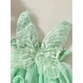 thumbnail image 5 of Jxzom Toddler Baby Girl Butterfly Dress Sleeveless Tulle Tutu Wings Fairy Ruffle Birthday Party Princess Dresses, 5 of 8