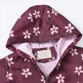thumbnail image 6 of CAUYDY Toddler Baby Boys Girls Hooded Jacket Windbreaker Lightweight Dinosaur Print Coat Autumn Long Sleeve Windproof Outwear(L101-Wine,5-6 Y), 6 of 9