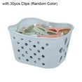 thumbnail image 1 of 30Pcs Colorful Plastic Clothespins, Heavy Duty Laundry Clothes Pins Clips with Storage Basket , , Air-Drying Clothing Pin Set Windproof Clothes Laundry Clothespin Drying Clips, 1 of 8