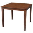 thumbnail image 3 of International Concepts 3-Piece Dining Set with 36" Round Table and 2 Side Chairs, Espresso Finish, 3 of 8