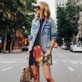 thumbnail image 4 of Vsdgher Robes d'Été Imprimées de Jetons de Poker pour Femmes Robe de Plage Décontractée Sans Manches Robe d'Été Ample avec Poche, 4 of 7