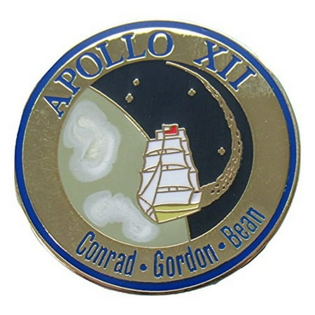 

Apollo 12 Lapel Pin Official Nasa Edition Conrad-gordon-bean