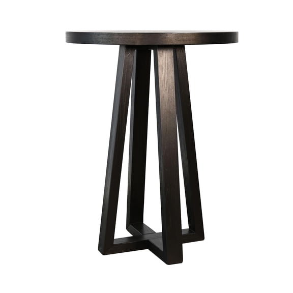 Sunny Designs Mia Round Black Bar Table