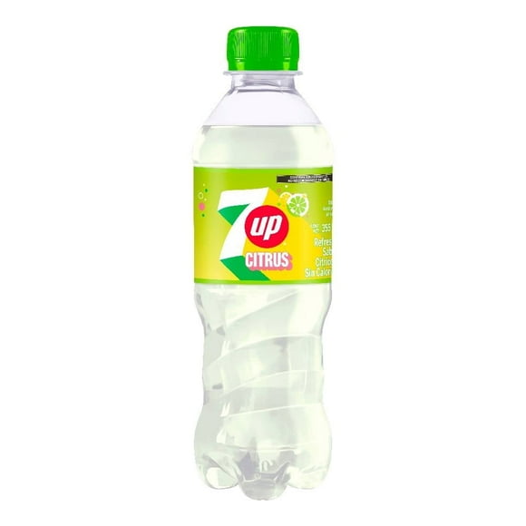 Refresco 7UP citrus sabor lima limón sin calorías 355 ml