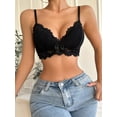 thumbnail image 4 of Butterfly Shaped Detail Bow Front Lace Bralette Lingerie, 4 of 5
