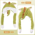 thumbnail image 3 of MasteelfCA 1Pc Plush Dinosaur Hat Cartoon Dinosaur Funny Plush Creative Photo Prop, 3 of 8