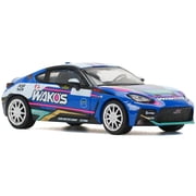 Toyota GR86 Wako's Blue with Graphics 1/64 Diecast Model Car by Pop Race