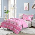 thumbnail image 3 of Pink Magical Princess Fairy Bedding For Little Girls Twin Bed In A Bag Ensemble, 3 of 10