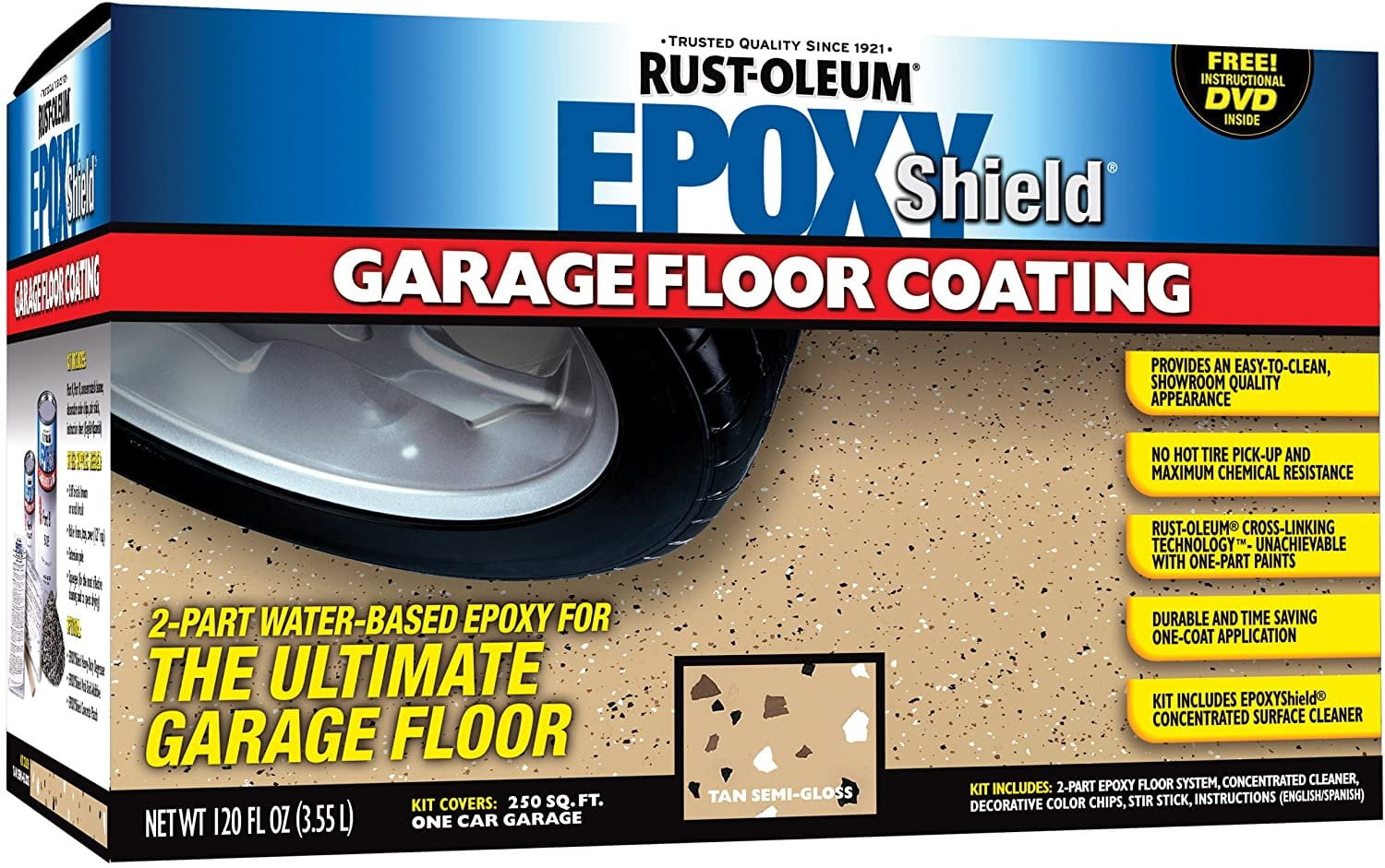Rust-Oleum 251965 Gray Garage Floor Coating Kit - Walmart.com