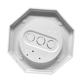thumbnail image 2 of CarpNettore 8161-5 Siding Lamp Octagon Mounting Kit Siding Mount Plate Multifunction Outdoor White, 2 of 9